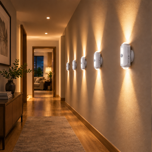 Auravance – Motion-Sensor Rechargeable RGB Wall Light + 50% OFF lifestyle
