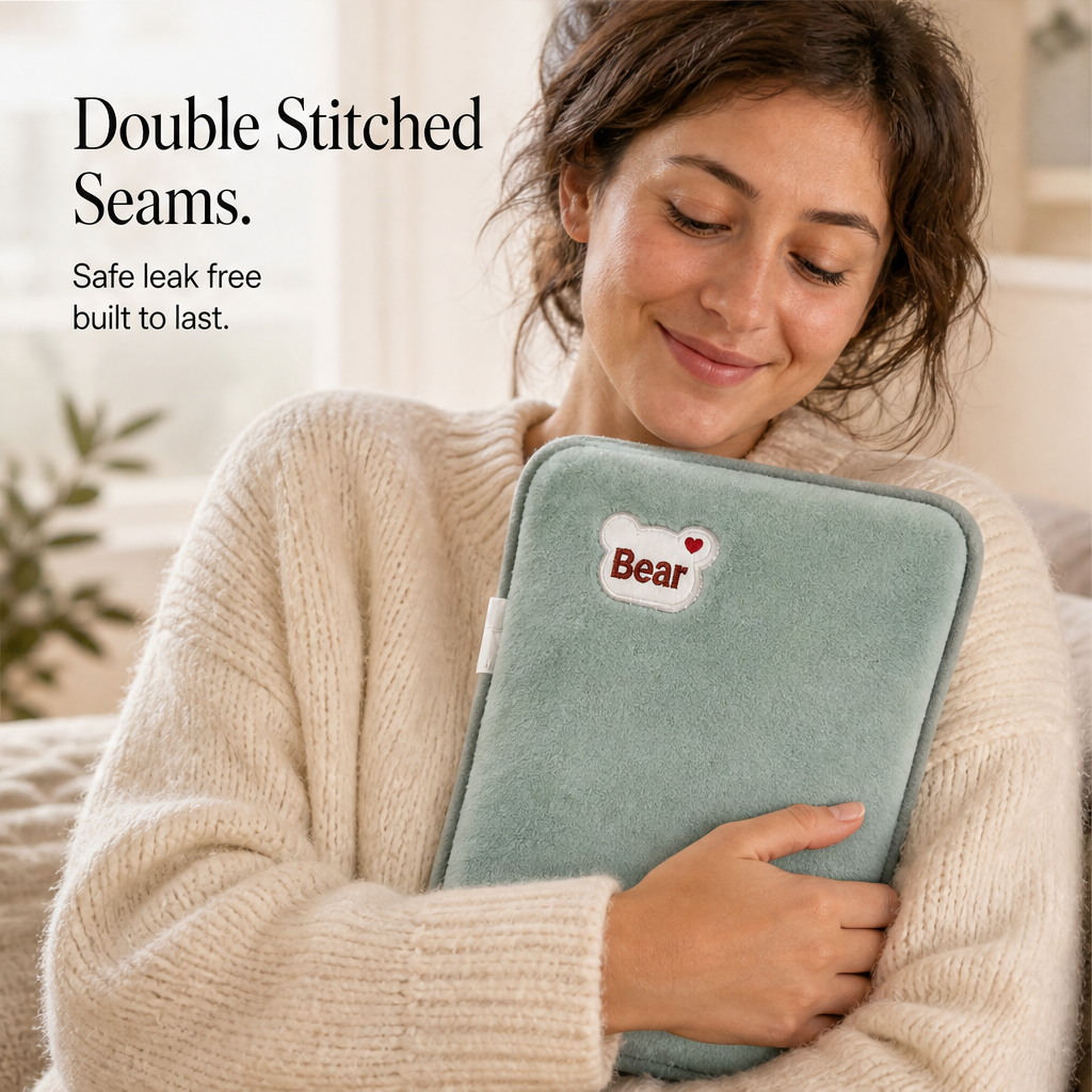 Hearthbloom – Rechargeable Plush Heat Pad, Explosion-Proof Hot Water Bottle + 50% OFF features