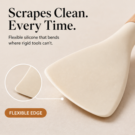Curvora – Flexible Silicone Spatula, Ladle & Turner Kitchen Set + 50% OFF features