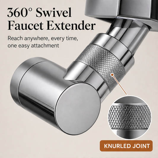 Taparc – 360° Swivel, Dual Spray Mode Faucet Extender + 50% OFF features