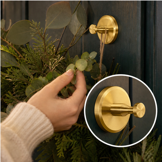Grippendale – No-Drill Suction Wreath Hook, Holds up to 5kg + 1+1 FREE lifestyle