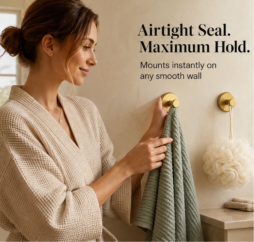 Twistloc – No-Drill Waterproof Suction Hooks, Holds 15 lbs + 50% OFF features