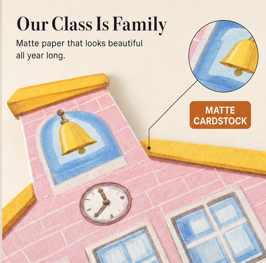 Classbloom – Pastel Schoolhouse Photo-Frame Bulletin Board Set + 50% OFF features
