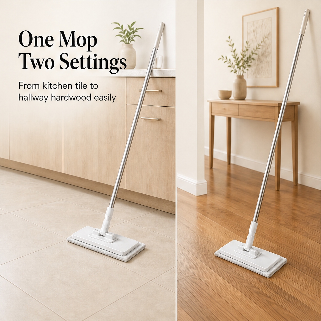Glidemere – 100cm Telescopic Clamp Mop for Tight Spaces + 50% OFF detail