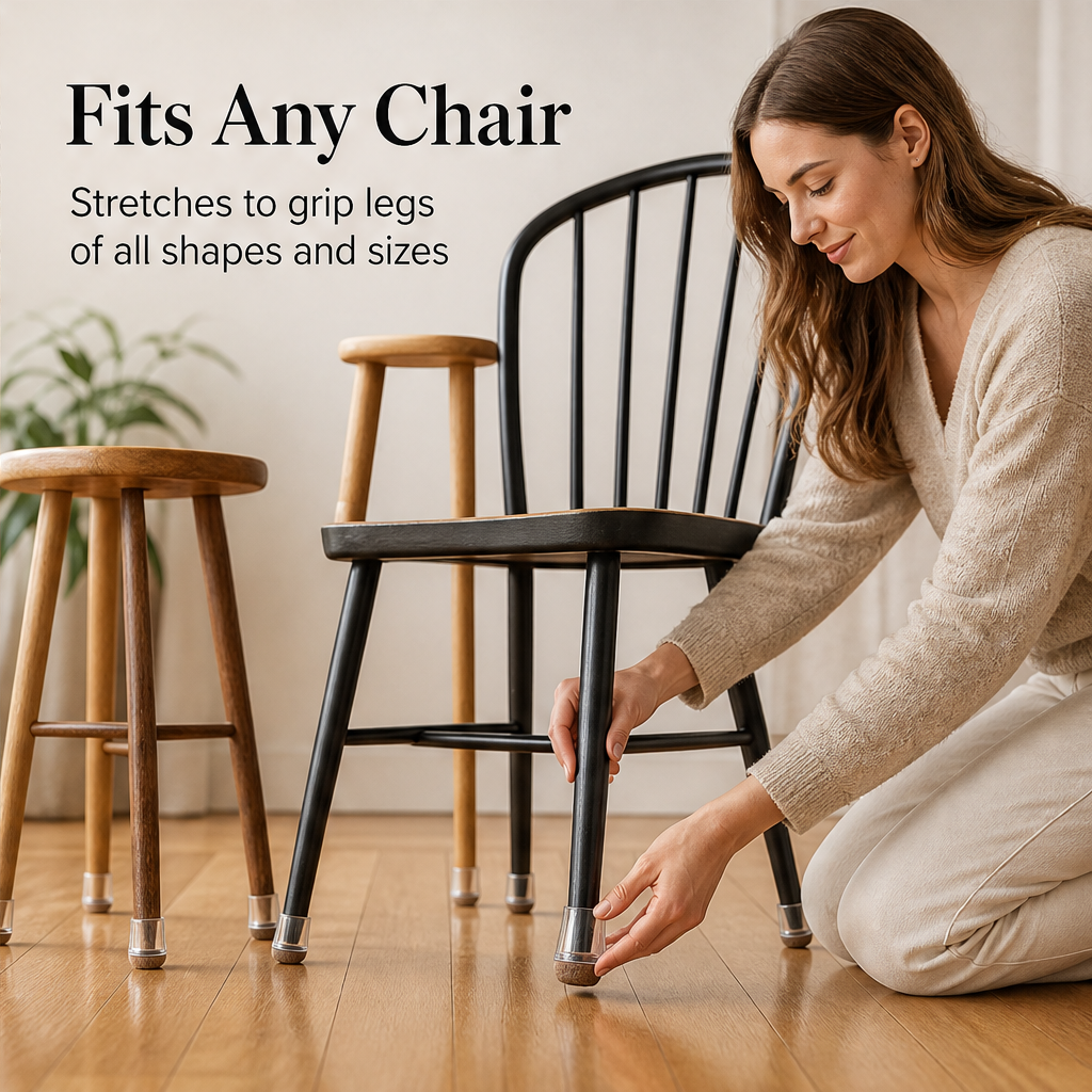 Hushgrip – Glue-Free Felt Chair Leg Protectors + 50% OFF features