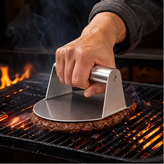 Presswell – Even-Shape Non-Stick Stainless Steel Burger Press + 50% OFF lifestyle