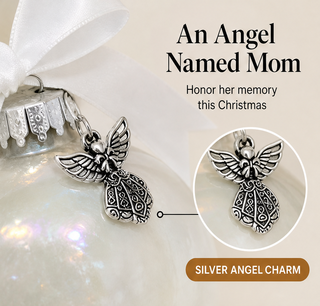 Everwing Memorials – Engraved Angel Charm Memorial Bauble + 50% OFF features