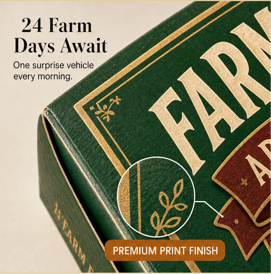Oakfield Fleet – 24-Day Farm Vehicle Advent Calendar + 50% OFF features