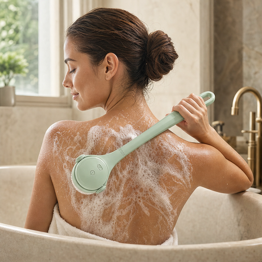 Havenbrush – Long-Handle Electric Body Brush with 4 Interchangeable Heads + 50% OFF lifestyle