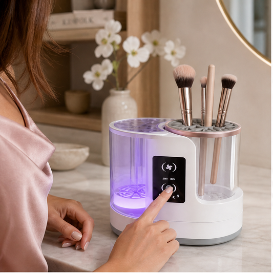 Brushvue – Automatic Wash & Dry Electric Makeup Brush Cleaner + 50% OFF lifestyle