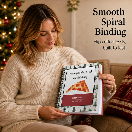 Merrywick – 12-Page Spiral Christmas Gift Card Booklet + 1+1 FREE features