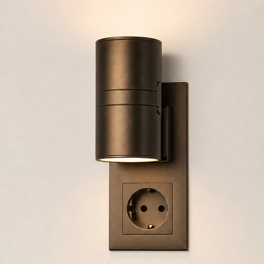 Emberholm – Auto Dusk-Sensor Plug-In LED Wall Lamp + 50% OFF Bronze