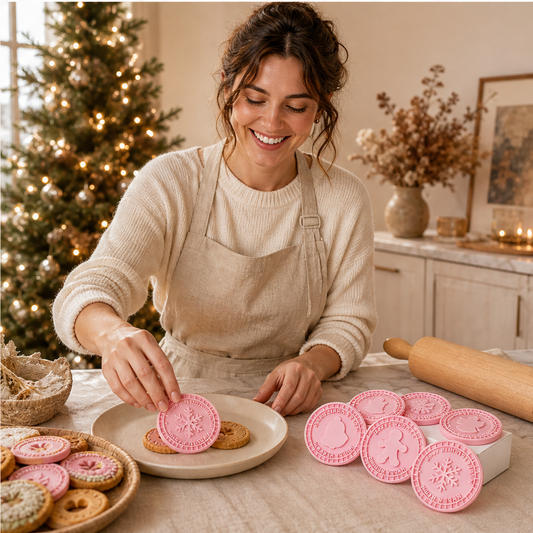 Merrymould – 3D Embossing Christmas Cookie Stamp Set + 50% OFF lifestyle
