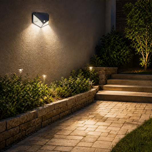 Solvane – 140-LED Motion-Sensor Solar Wall Light + 50% OFF lifestyle