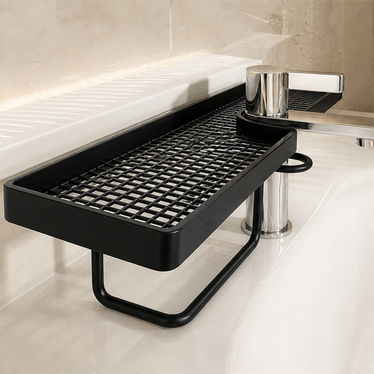 Faucetta – No-Drill Carbon Steel Vanity Counter Storage Rack + 50% OFF lifestyle