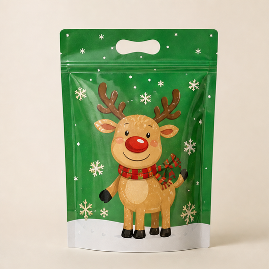 Yulehaven – Self-Standing Double-Zip Christmas Treat Bags + 50% OFF Green