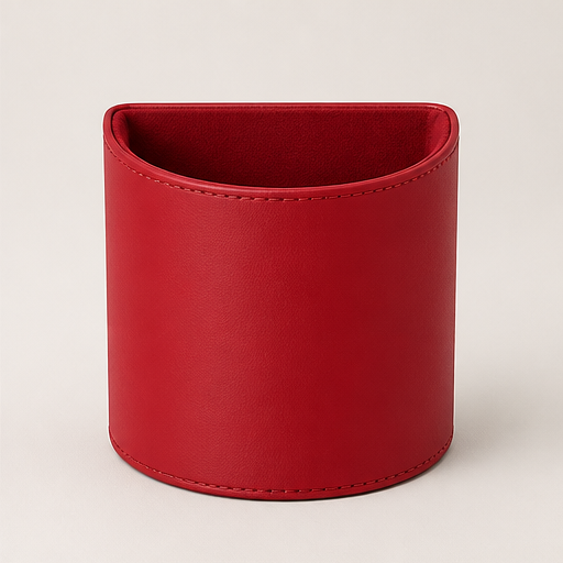 Stowhide – Clip-On Leather Car Door Cup Holder + 50% OFF Red
