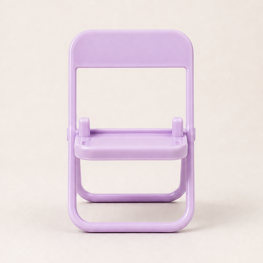Chairlet – Cute Folding Mini Chair Phone Stand & Desk Decor + 50% OFF Lavender