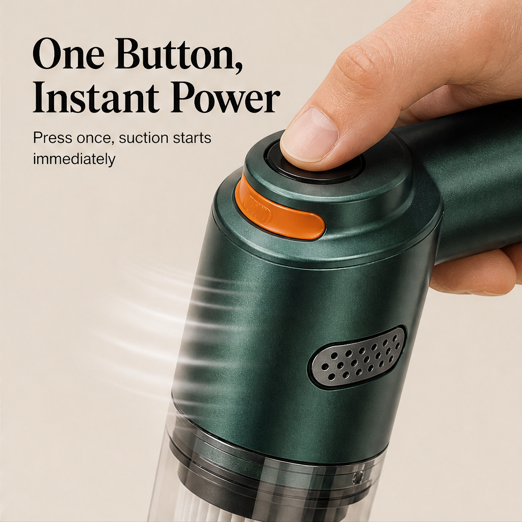 Dustholm – 10000Pa Cordless Handheld Vacuum with Washable Filter + 50% OFF detail
