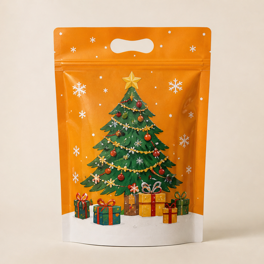 Yulehaven – Self-Standing Double-Zip Christmas Treat Bags + 50% OFF Orange