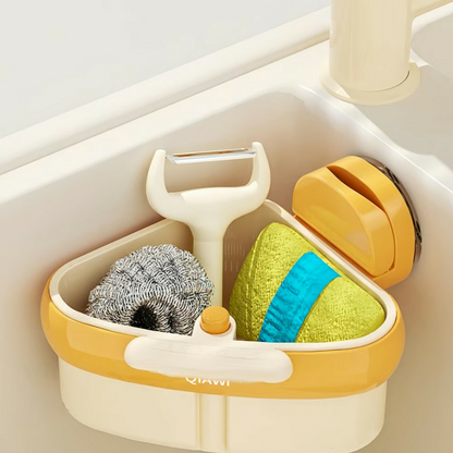 The Sink-Caddy™ Corner Rack - A Clog-Free Sink, Hands  - 1+1 FREE