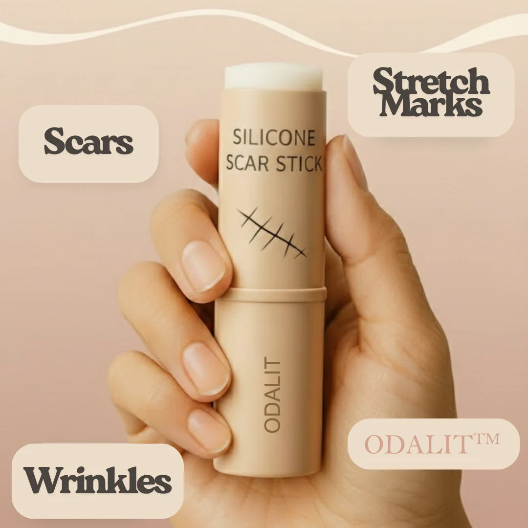 The AuraScar Silicone ScarStick - Advanced Scar Reduction, Portable Stick, and  Happy Customers + 50% OFF
