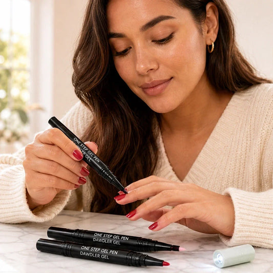 Enamelle – 3-in-1 One-Step Gel Nail Pen Kit with LED Lamp, 18 Colors - Buy 1 + 1 FREE