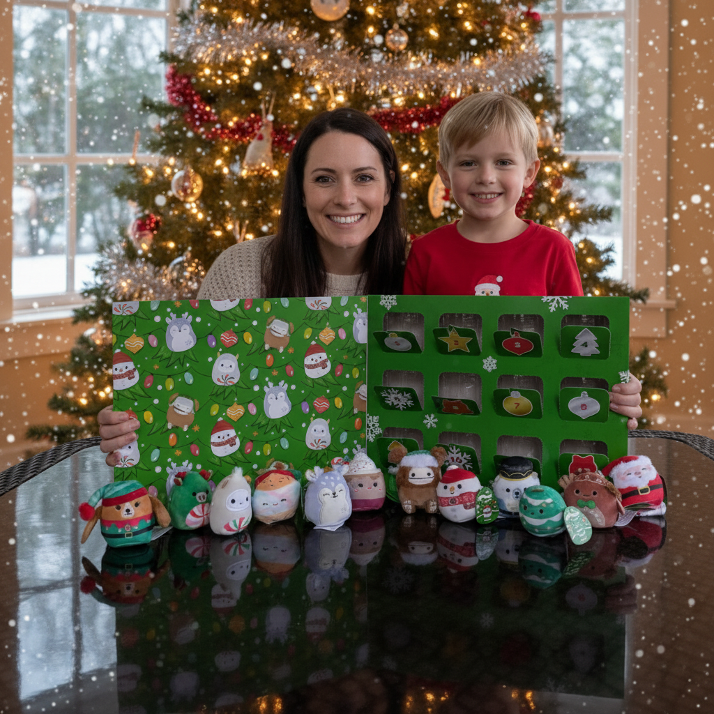 The Squishmallow Advent Calendar - 24 Days of Cozy, Collectible Fun + 50% OFF