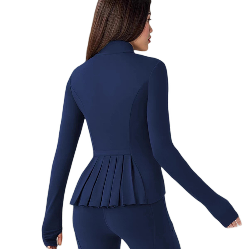 The FlexSculpt Workout Jacket - Lightweight Pleats for a Sculpted Fit + 50% OFF