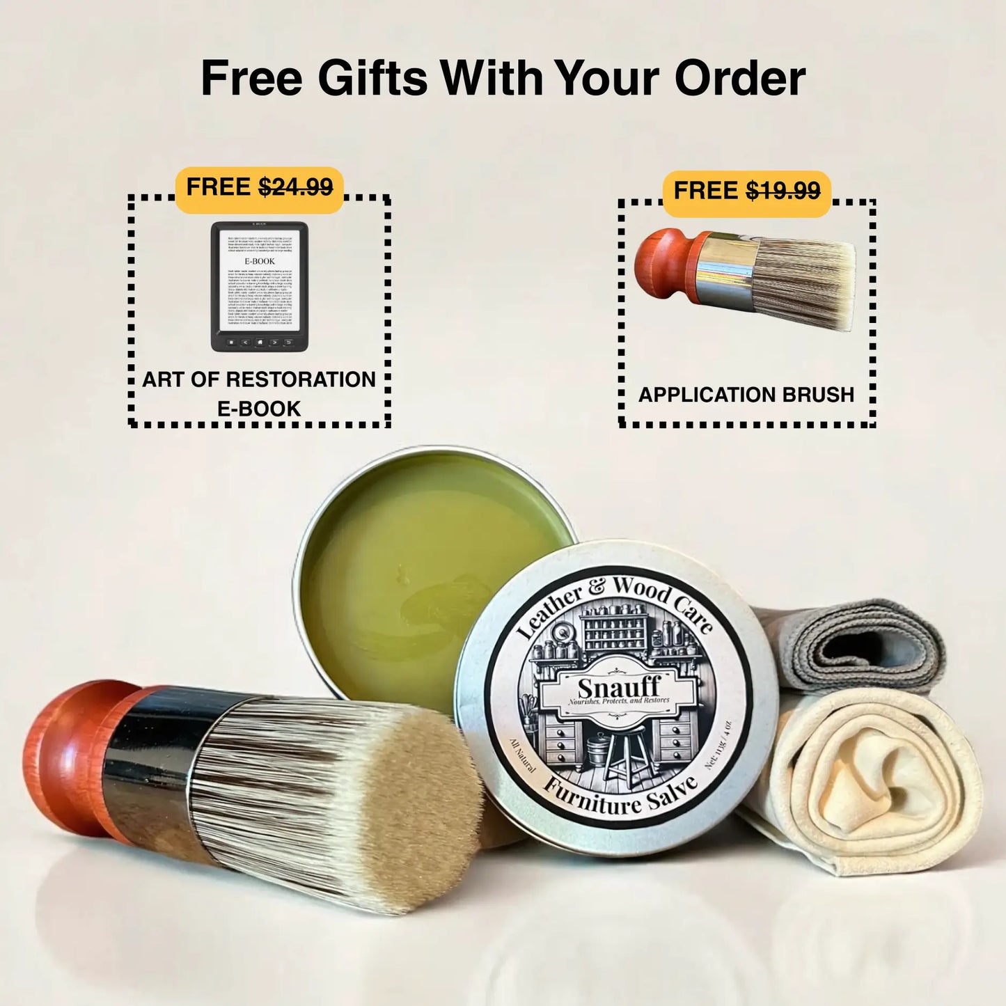 The Detailer's Salve - Revive & Protect Your Leather & Wood +50% OFF