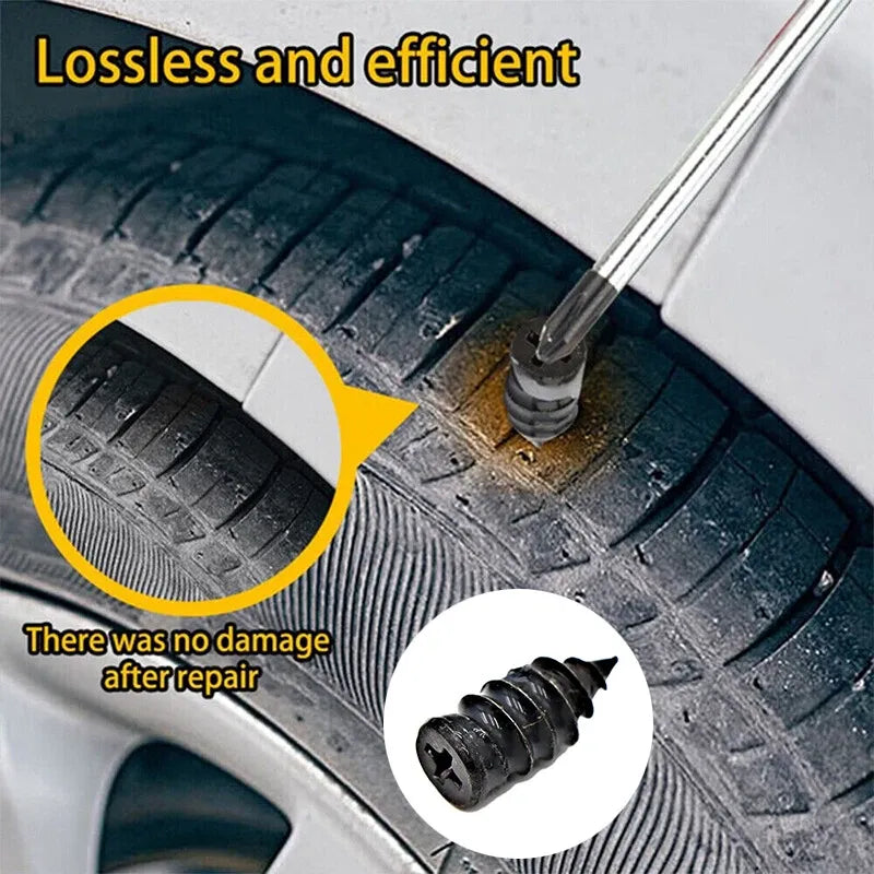 The AutoSeal Tire Plugs - Instant Puncture Repair, Zero Dismantling Required + 50% OFF