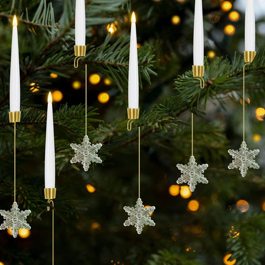 The FestiveGlow Hanging Candles - Elegant Flame, Zero Risk + 50% OFF