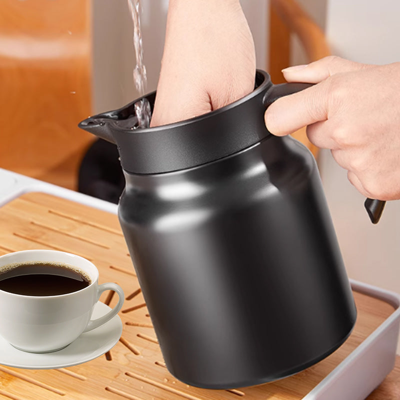 The ThermoLock Kettle - Hot Coffee for Hours + 50% OFF