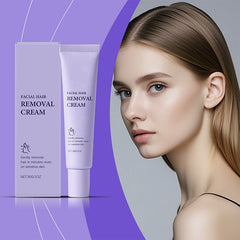 Petalune™ – Gentle Painless Facial Hair Removal Cream with Shea Butter & Centella + 1+1 FREE