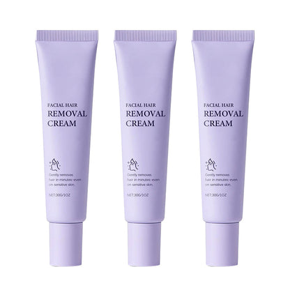 Petalune™ – Gentle Painless Facial Hair Removal Cream with Shea Butter & Centella + 1+1 FREE