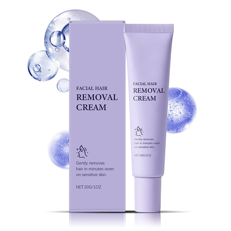 Petalune™ – Gentle Painless Facial Hair Removal Cream with Shea Butter & Centella + 1+1 FREE
