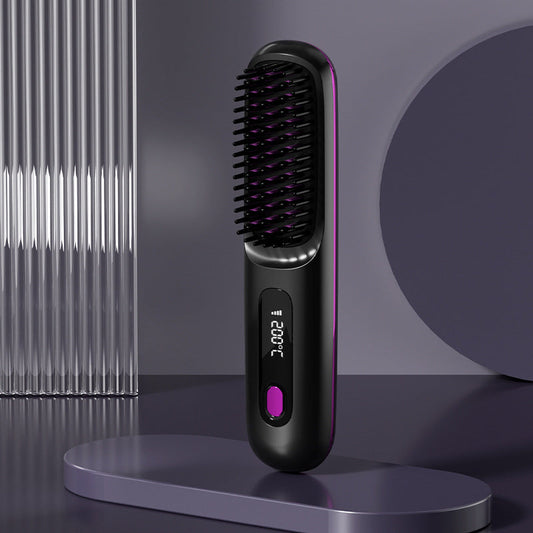 Lumane – Cordless Ceramic Ionic Hair Straightening Comb + 50% OFF
