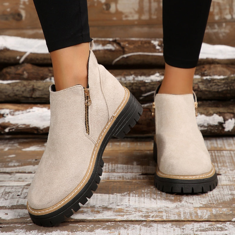 The Effortless Zip Boot - Stylish, Water-Resistant, and Anti-Slip +  50% OFF