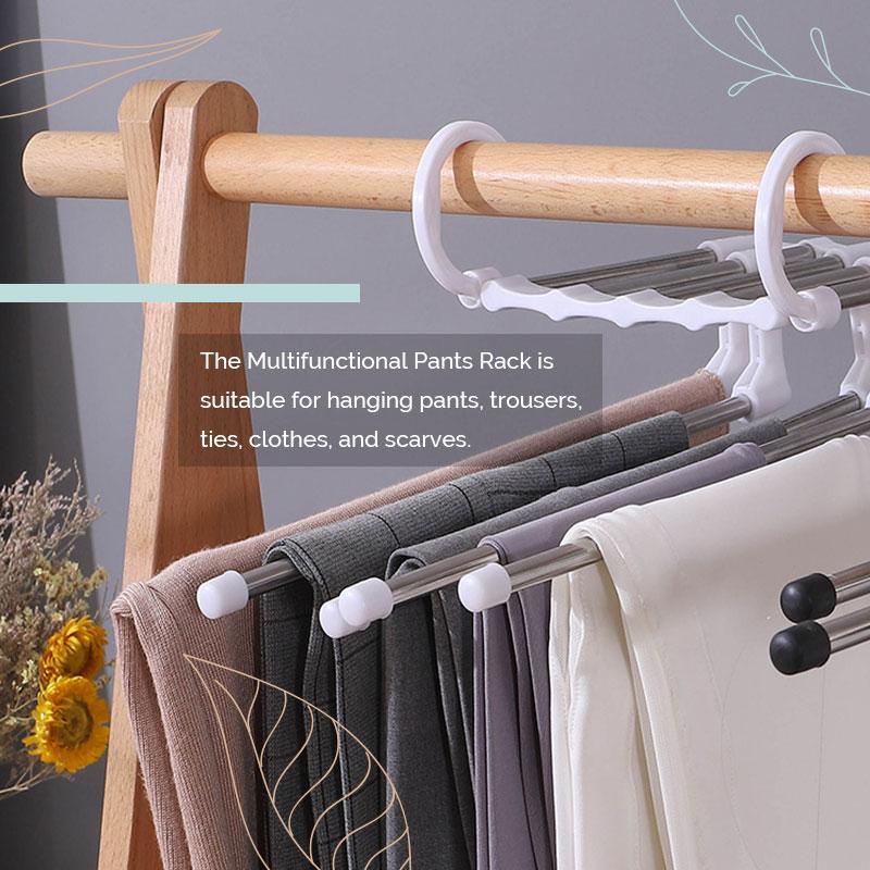 The ClosetSpace Pants Rack - Maximize Space, Eliminate Wrinkles + 1+1 FREE