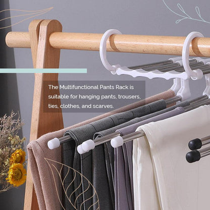 The ClosetSpace Pants Rack - Maximize Space, Eliminate Wrinkles + 1+1 FREE