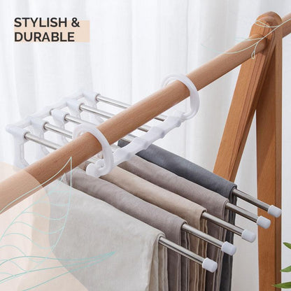 The ClosetSpace Pants Rack - Maximize Space, Eliminate Wrinkles + 1+1 FREE