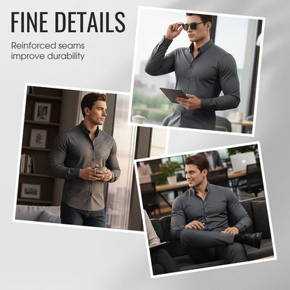 The Effortless Everyday Shirt - Sharp Style, All-Day Comfort +  50% OFF