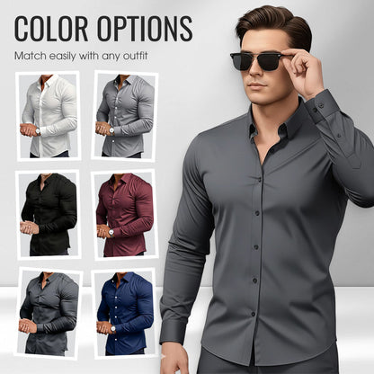 The Effortless Everyday Shirt - Sharp Style, All-Day Comfort +  50% OFF