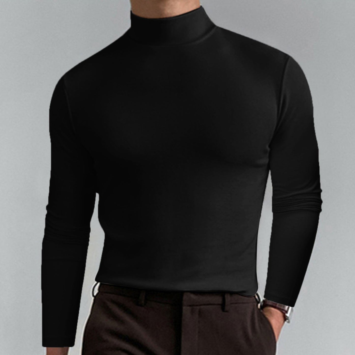The ThermoForm Mock-Neck Tee - Slim Fit, High Comfort + LAST DAY 50% OFF