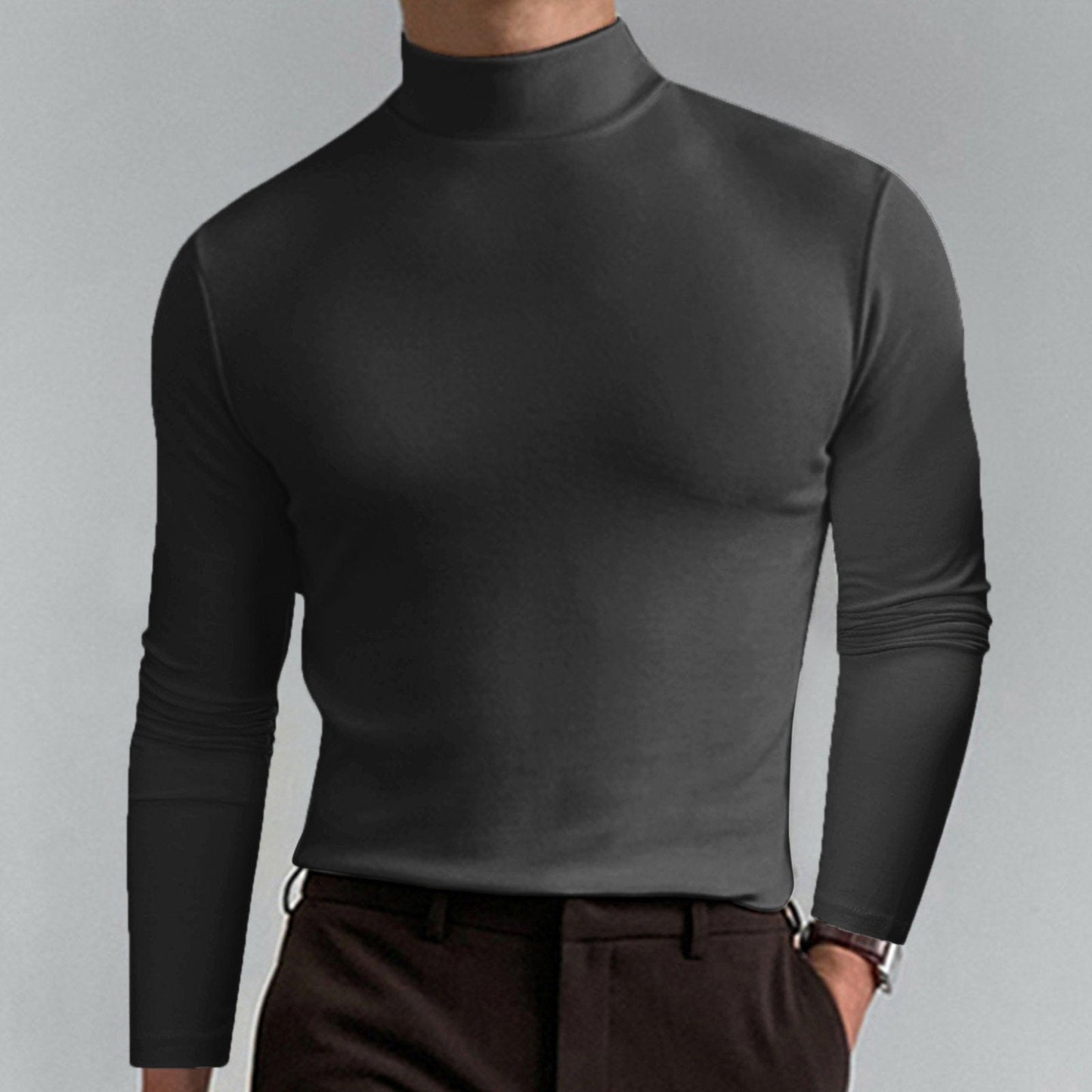 The ThermoForm Mock-Neck Tee - Slim Fit, High Comfort + LAST DAY 50% OFF