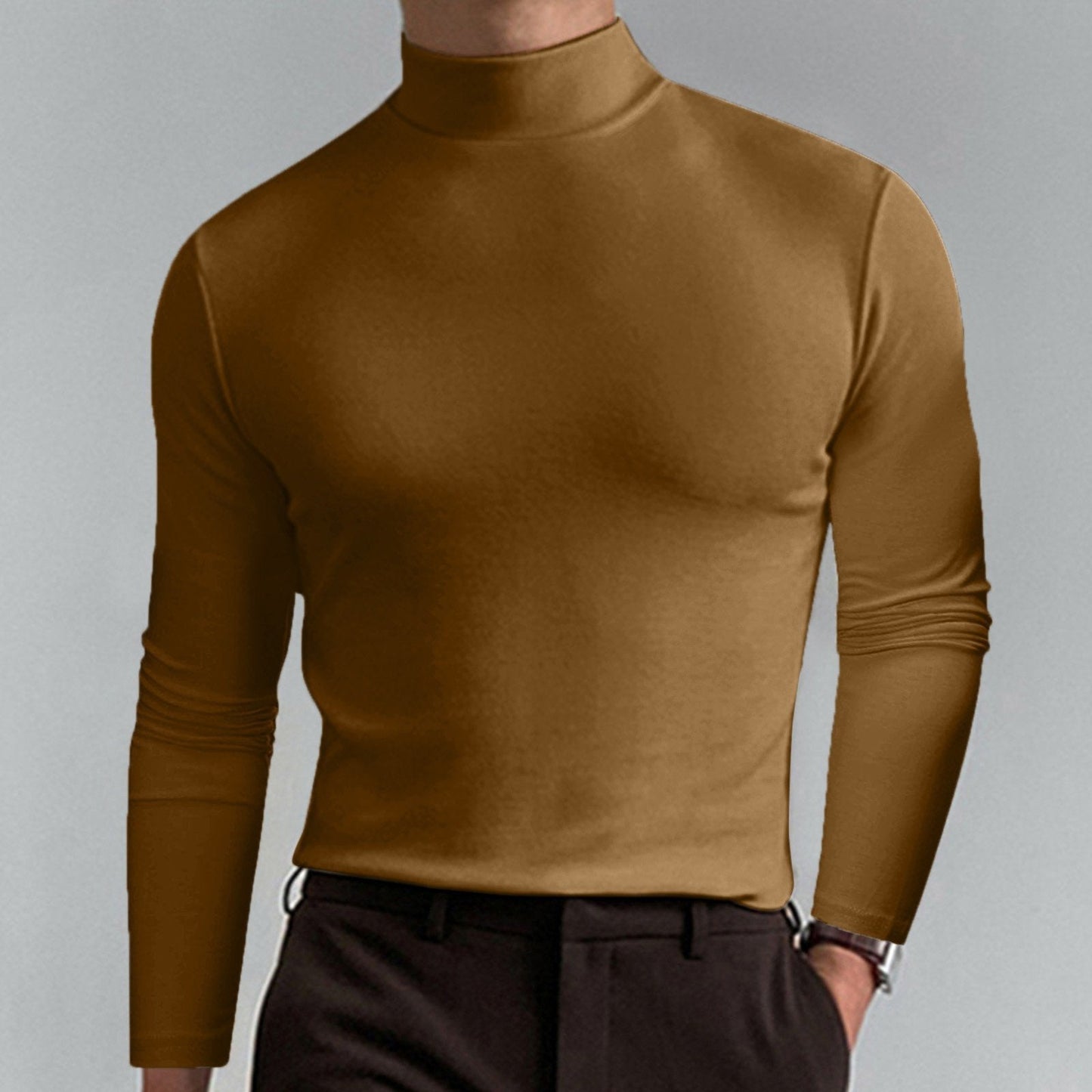 The ThermoForm Mock-Neck Tee - Slim Fit, High Comfort + LAST DAY 50% OFF