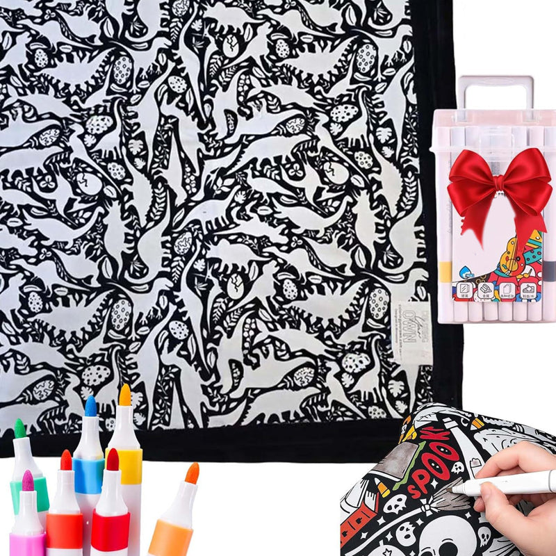 The ArtFlow Coloring Blanket - Personalized Comfort & Creativity + 50% OFF