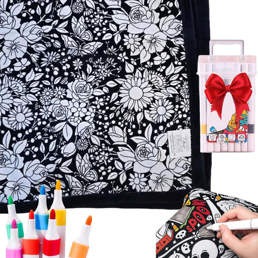 The ArtFlow Coloring Blanket - Personalized Comfort & Creativity + 50% OFF