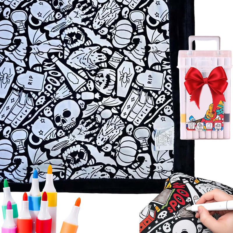 The ArtFlow Coloring Blanket - Personalized Comfort & Creativity + 50% OFF