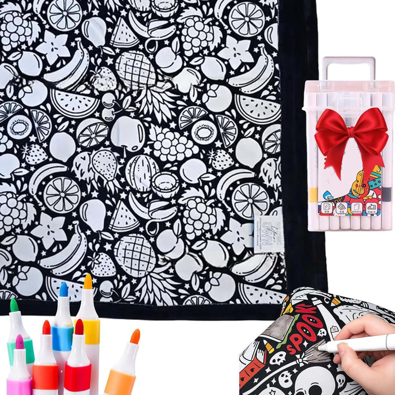 The ArtFlow Coloring Blanket - Personalized Comfort & Creativity + 50% OFF